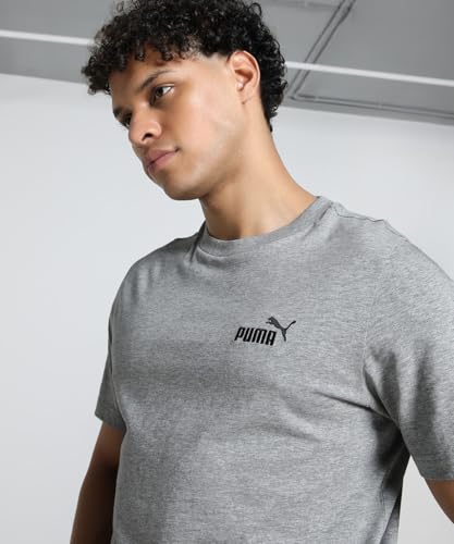 Puma Unisex ESS Small No. 1 Logo Tee T-Shirts, Medium Gray Heather, – Ansicht 3