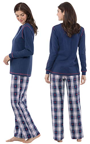 PajamaGram Winter Pajamas For Women - Plaid PJs Flannel Pants2