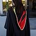 Endea Graduation Masters Hood for Physical Education, Physical Science, Hygiene, Health & Rehab. College Degrees -Unisex- (Sage/Red/Black)