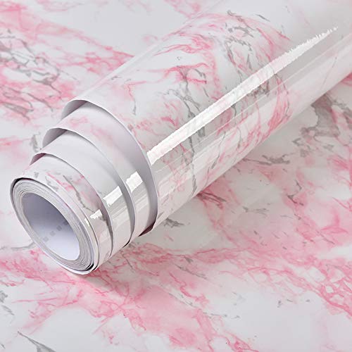 Papier peint marbre étanche pour masquer les défauts d'une table - 5