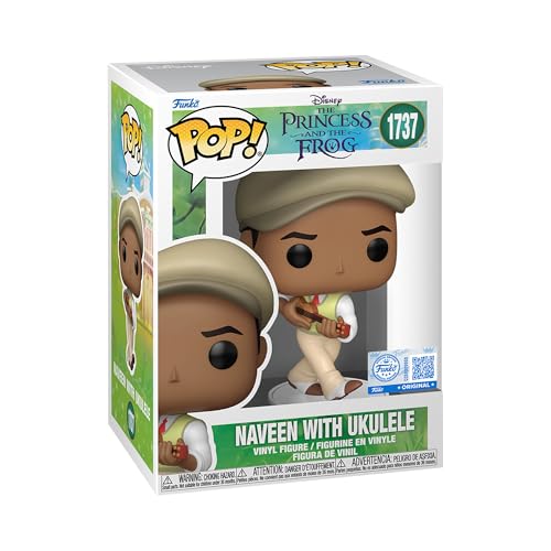 Funko Pop! Disney: The Princess and the Frog - Naveen with Ukulele - Collectable Vinyl Figure - Gift Idea - Official Merchandise - Toys for Kids & Adu
