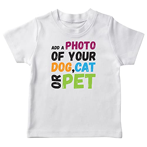 lepni.me Camiseta para Niños Diseño Divertido y Personalizado de su Perro, Gato o Mascota para los...