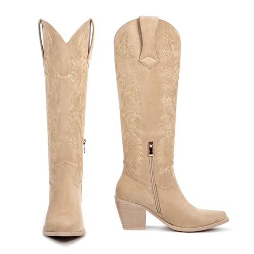 Image of wetkiss Women's Pointed Toe Cowboy Boots