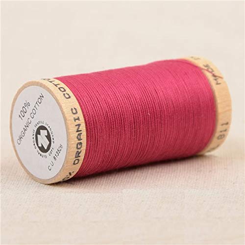 mdc Reel of 100% Organic Cotton Thread 275 m Fuchsia
