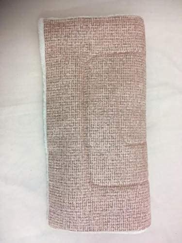 Miniature Horse/Sm Pony 22" Saddle Blanket Pad - no Bulk - Pink Weave -Pink bitless Bridle