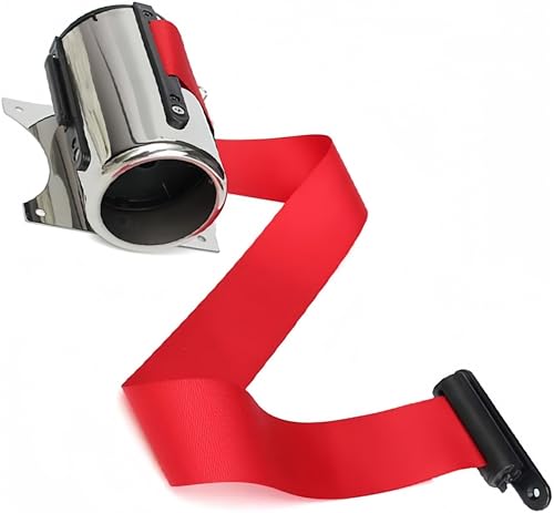 5M Edelstahl Absperrung Ausziehbar Absperrband Einzeihbar Wand Montiert Absperrung Personenleitsystem Absperrstände Absperrseil Wandgurt Sicherheit für Abgrenzungsständer Crowd Control