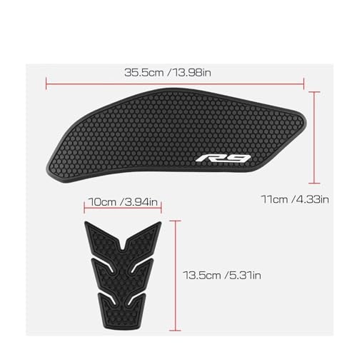 Grip de réservoir YZF-R9 2025 autocollant moto antidérapant latéral étanche