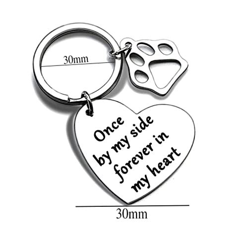 Tecreo Pet Memorial Schlüsselanhänger für Freunde Familie, Hundedenkmal Katze Memorial Schlüsselanhänger für Mann/Frauen