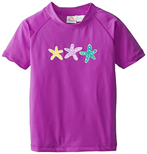 Image of Kanu Surf Girls' Jade Rash Guard UPF 50+ Sun Protection Short Sleeve Swim Shirt