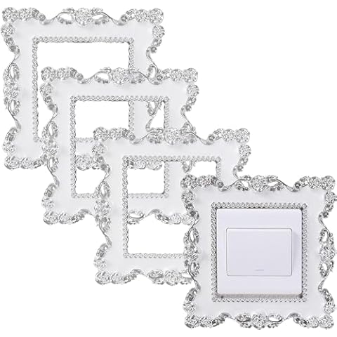 4Pcs Decorative Light Switch Covers by QXCFTW Cover