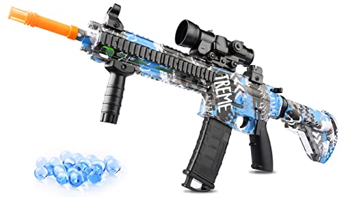 Electric Gel Ball Blaster, Splatter Blaster with Gel Beads, Automatic and Manual Water Bead Blaster, Splat Ball Blaster Toy for Adults and Kids