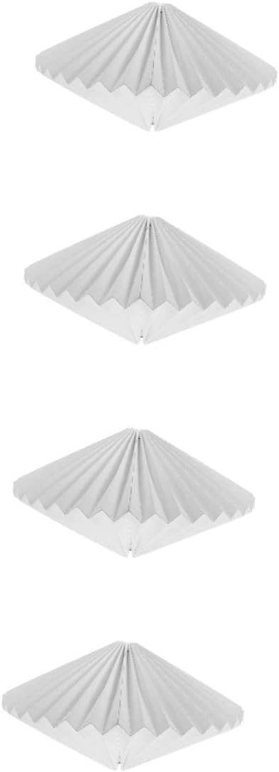 jojofuny 4pcs Modern Minimalist Origami Lantern Lampshade Ceiling Light Cover for Living Room Bedroom Boys and Girls Room Easy to Use and Design