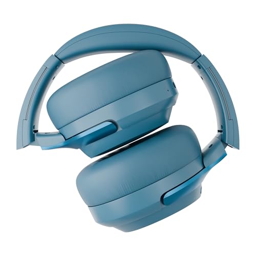 Image of ZEBRONICS Duke Plus, Wireless Over Ear Headphone with ANC, ENC, Gaming Mode, Dual Pairing, Rapid Charge, Upto 70* Hours Backup, Bluetooth v5.4, AUX, Comfortable Earcushion, Deep Bass (Blue)