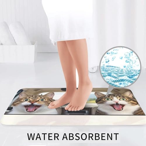 Alfombrilla de baño de microfibra suave para ducha familiar 7