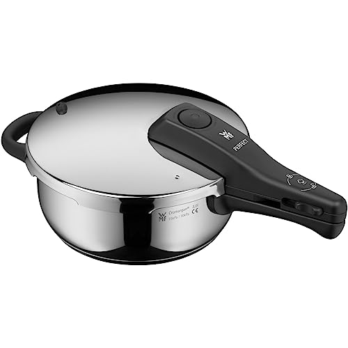 WMF Perfect One Pot Schnellkochtopf Induktion 3l, Dampfkochtopf, großes Kochsignal, 2 Kochstufen,...