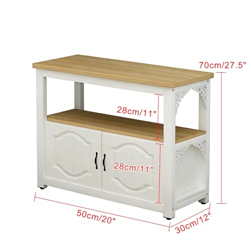 Meuble aquarium 20 à 55 litres Support Rium robuste avec armoire et étagères - 2