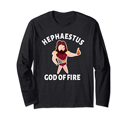 Hephaestus God of Fire - Greek Ancient Mythology Gods Gift Manga Larga