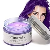 ✅Aplicación- Color hair wax disponible para hombres y mujeres, ambién para pelo de animales, fácil de colorear y limpiar.