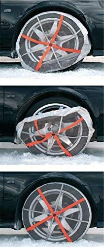 Autosock 870 Tire Snow Socks For Car, Suv, & Pickup - Better Alternative To Tire Chains (Pack Of 2) #TOP5