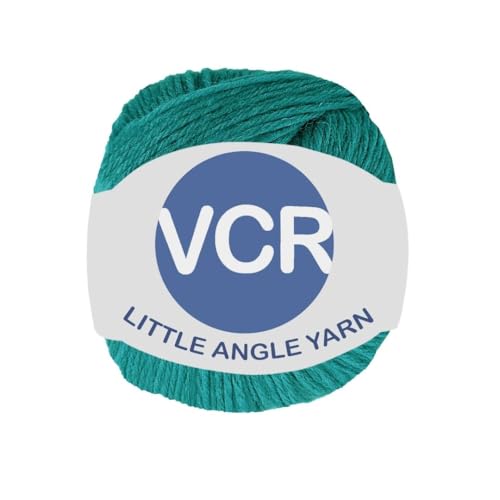 Image of VCR 4 Ply Peacock Blue Little Angle Yarn, 25 Grams, 92 Meters Length, 100% Acrylic Soft Baby Knitting Yarn for Crochet, Newborn Sweaters, Soft Baby Socks, Mittens and Leggings, Pack of 1