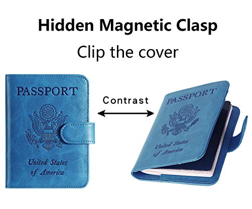 Pascacoo Passport Holder Cover Wallet Rfid Blocking Leather Card Case Travel Accessories For Women Men thumb #2