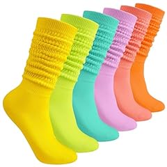 6 Pairs (Red+yellow+azure+orange+neon Green+lilac)