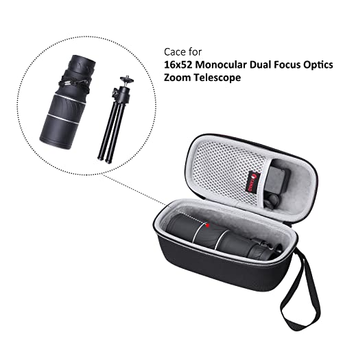 XANAD Monocular Case EVA Hard Case for Monocular Telescope Within Size 7 x 3.5 x 2.7 inches - Travel Protective Carrying Storage Bag (Sale Case Only) - Thumbnail 2