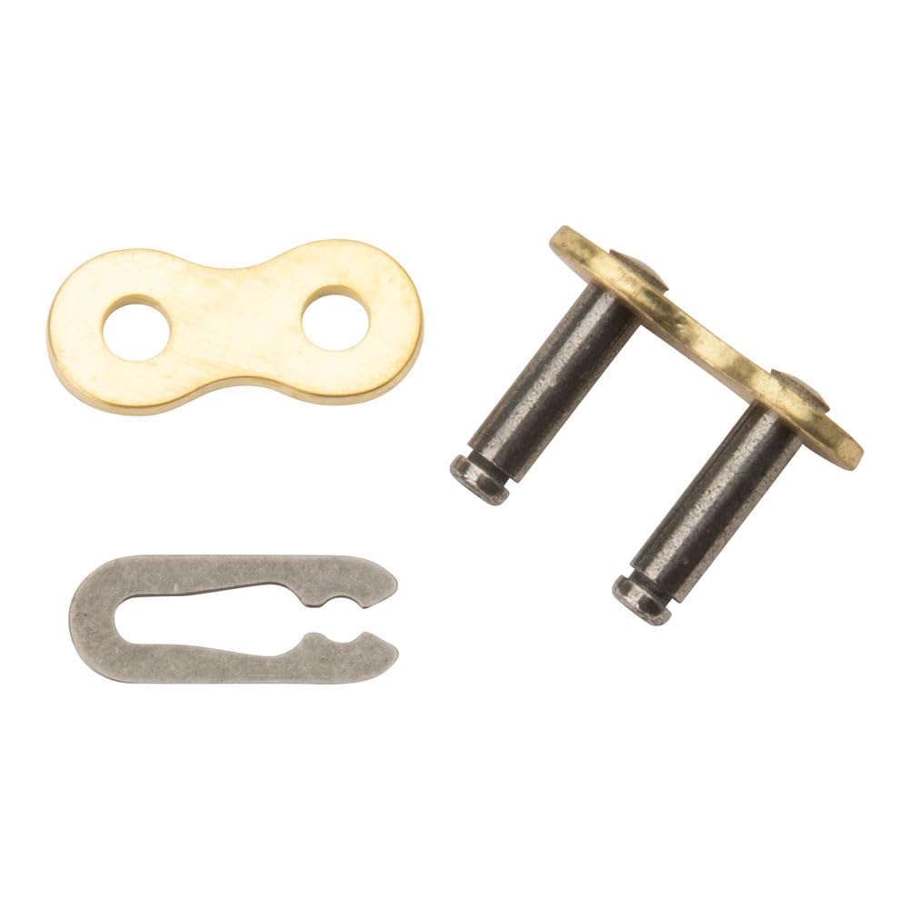 Tusk 428 Gold Plated Race Chain 428x122 Compatible with Kawasaki KLX140 Yamaha TW200/TTR125L, 125LE