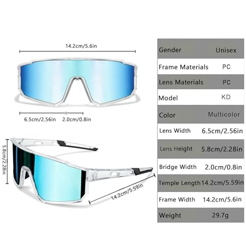 Lunettes de soleil à envelopper anti-éblouissement légères et confort - 3