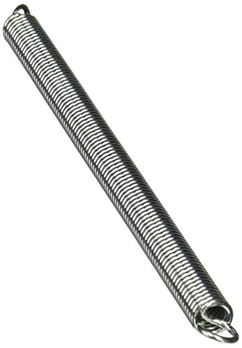 Handyman SP 9673 Extension Spring, Spring Steel Construction, Nickel-Plated Finish, 0.062 GA x 3/8 inch x 6-3/4 inch, Closed Single Loop, (1-Pack)