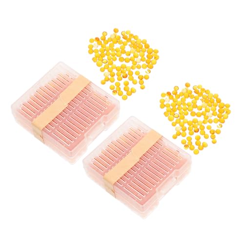 CIYODO 2つの ボックス カメラ除湿ビーズ 乾燥剤 再利用可能な吸湿剤 カメラ乾燥除湿機 スピーカー バイオリンドライヤー 再利用可能な乾燥除湿機 環境にやさしいシリコーン Orange