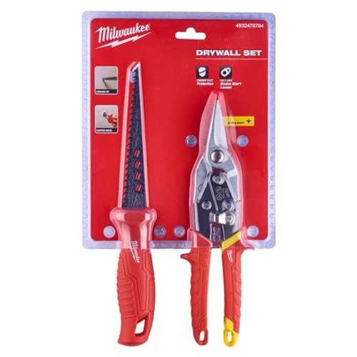 Milwaukee Drywall Set, 2 Pieces, Black