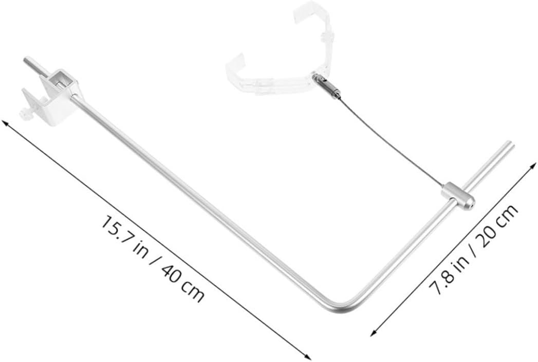 2pcs Adjustable Fish Tank Light Stand Sturdy Aquarium Lighting Holder for Home Professional Use Suitable for Saltwater Freshwater Tanks