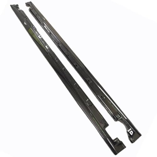 FHDBD Car Side Skirt Body Kit Compatible with Bentley Flying Spur 2020-2023 Upgraded Carbon Fiber W12 Style