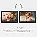 NIX Advance 8 Inch USB Digital Picture Frame; HD IPS Display, Auto-Rotate, Motion Sensor, Remote Control; Mix Photos and Videos in The Same Slideshow