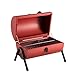Fevilady Estufa de barbacoa portátil al aire libre Set completo de carbón Horno de carbón parrilla barbacoa parrilla de carbón grueso Picnic Charbroiler hogar (Color: rojo)