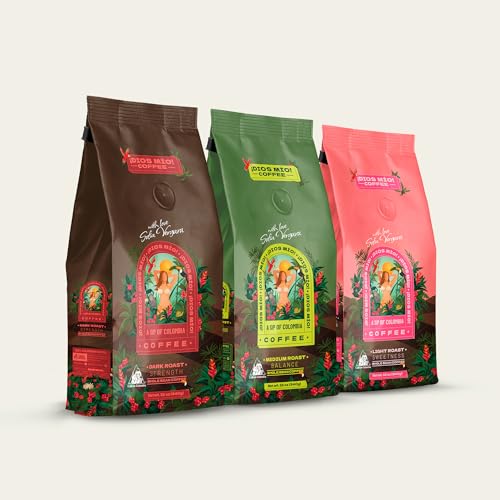 Dios Mio Coffee by Sofia Vergara, Café en Grano Premium, 3 Unidades