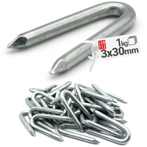 Lun Fix Zaun-Heftklammern 3,0 x 30 mm 1 kg