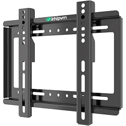 Alrhipvm TV Bracket Wall Mount Low Profile Fixed TV Wall Mount for 14-43” | Small Monitor Mount Flush-to-wall Fits 24 32 40 42 inch LED LCD Screens, Universal TV Mount Max VESA 200x200mm Hold up 55lbs
