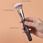 TEOYALL Domed Foundation Brush, Soft Dense Synthetic Bristles Blending Brush for Liquid Cream Foundation Bronzer Contour - Image 5