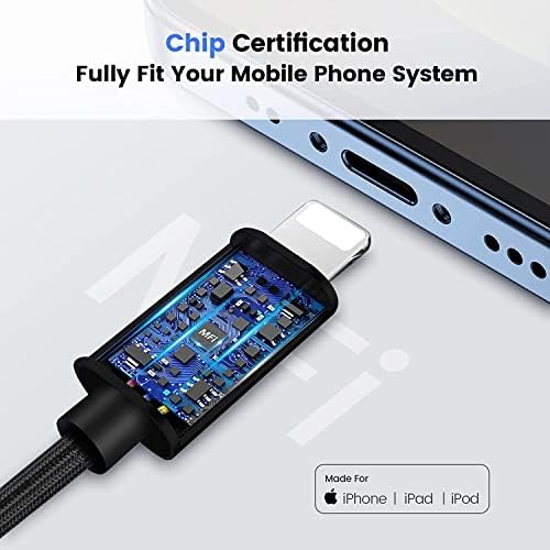 VAN GOHO Aux Cable for iPhone in Car 3.5mm Aux Cord Adapter Compatible with iPhone 14/13 /12/11/11Pro Max/Pro/Xs/XR/X/8/7 Male Stereo Audio Cable for Home/Car Stereo/Speakers/Headphones-Black(1M)