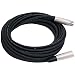 15 Feet XLR Microphone Cable - Heavy Duty Copper Clad Aluminum XLR Male to XLR Female Mic Cable with Nickel Metal Connectors, Noise-Free, For Studio or On-Stage Performance Use - Pyle PPFMXLR15