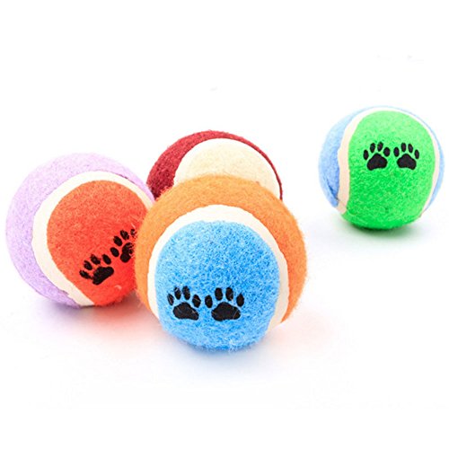 beiguoxia Juguete Divertido para Mascotas, Juguete para Perro, Pelota de Tenis para Masticar, Juguetes de Juguetes molares, Productos de Entrenamiento para Mascotas, Suministros para Mascotas Cover