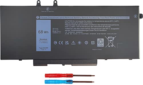 4GVMP H82T6 Laptop Battery for Dell Inspiron 7590 7591 7791 2-in-1 Latitude 5400 5500 5410 5510 E5500 Precision 3540 3550 P84F P42E P98G P80F RF7WM X77XY C5GV2 W8GMW HSTNN-LP4Z LB4Z 350 718756-001