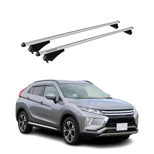 Barres de toit Mitsubishi Eclipse Cross pour partir en vacances au ski en famille