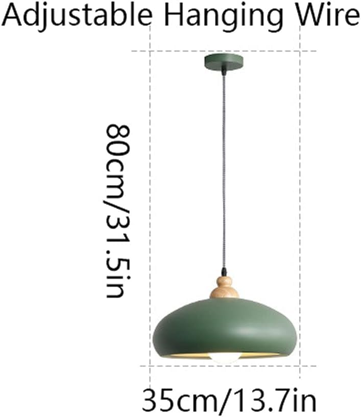 Éclairage suspendu LED Macaron E27 orienté confort visuel et économie d'énergie
