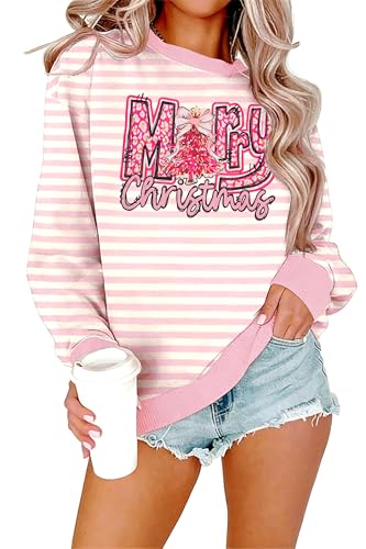 VILOVE Christmas Sweat Shorts Sets Women 2 Piece Merry Xmas Jolly Sequin Outfit Oversized Casual Holiday Lounge Matching Set