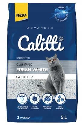 Calitti Fresh White żwirek bentonitowy do kuwety 5L x 2