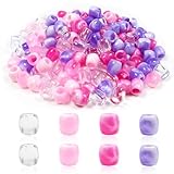 Multifonction: Perles de différentes couleurs, il a un style unique, peut être tressé cheveux pour souligner l'individualité. Ou tricotez-les partout où vous pouvez imaginer