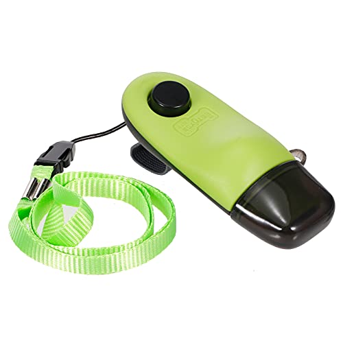 Tempaky 2 em 1 Dog Training Clicker & Whistle Pet Click Device Ferramentas de treinamento para anima
